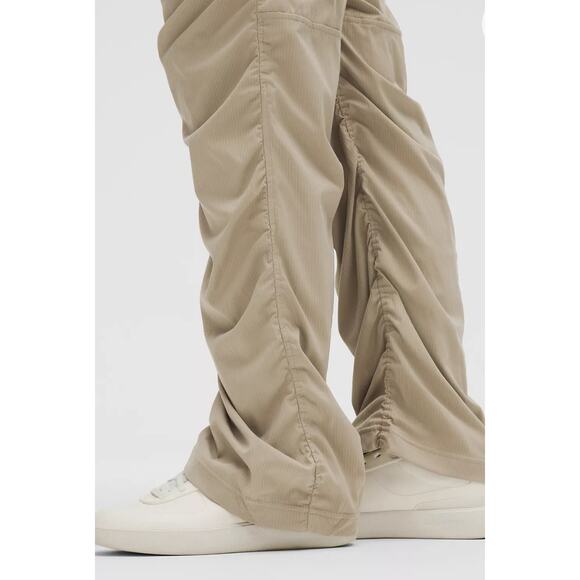 Lululemon Dance Studio Slim-Fit High-Rise Flared sheer oak Pants Size XXS - Picture 3 of 7